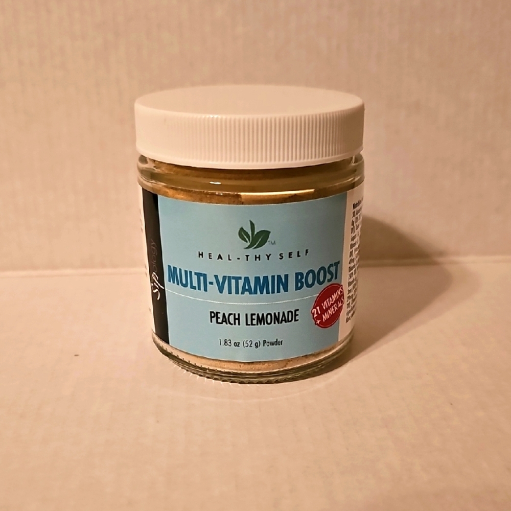 Multi-Vitamin Boost Peach Lemonade Powder Heal-thy Self